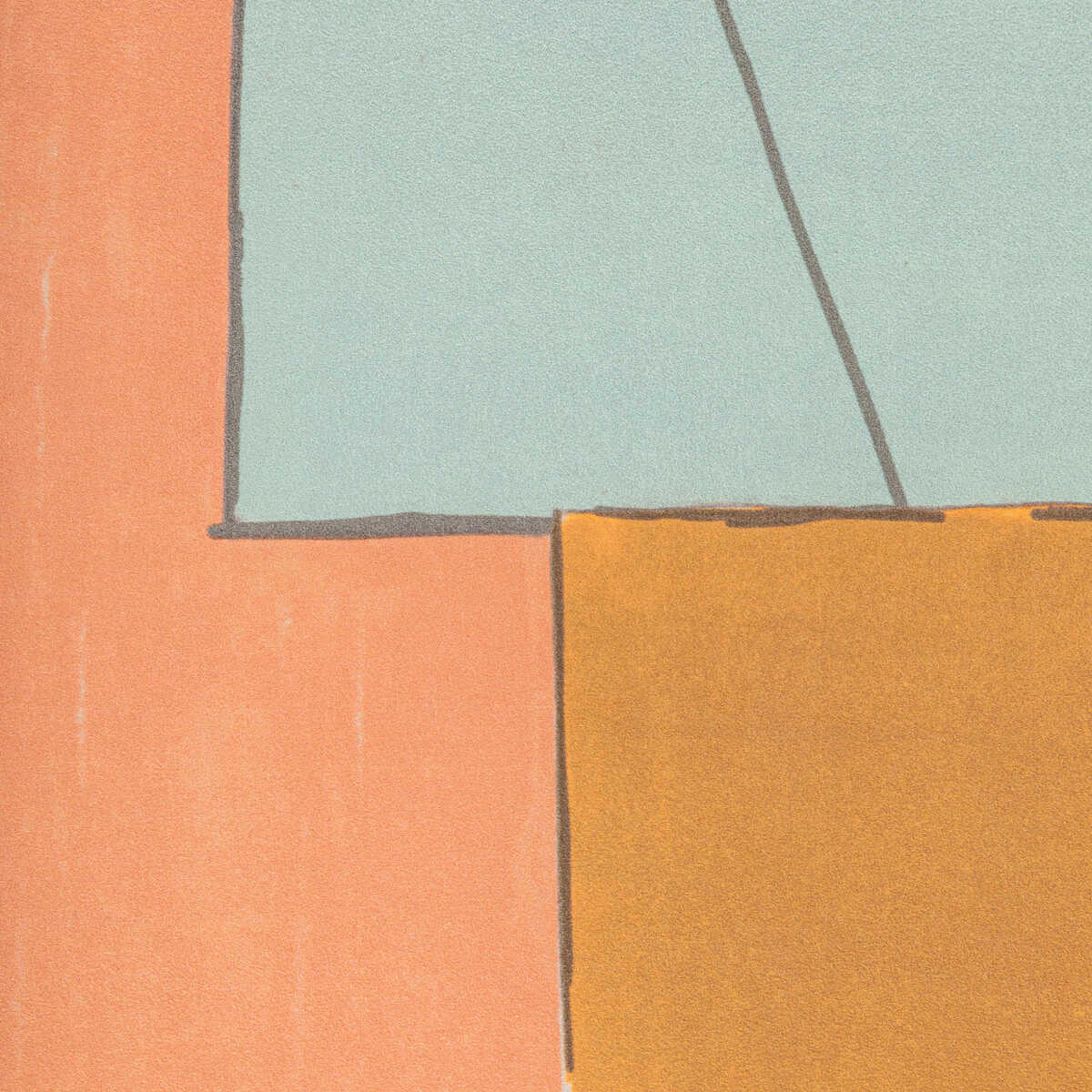 District Paper - Apricot - LEE JOFA MODERN Wallpaper