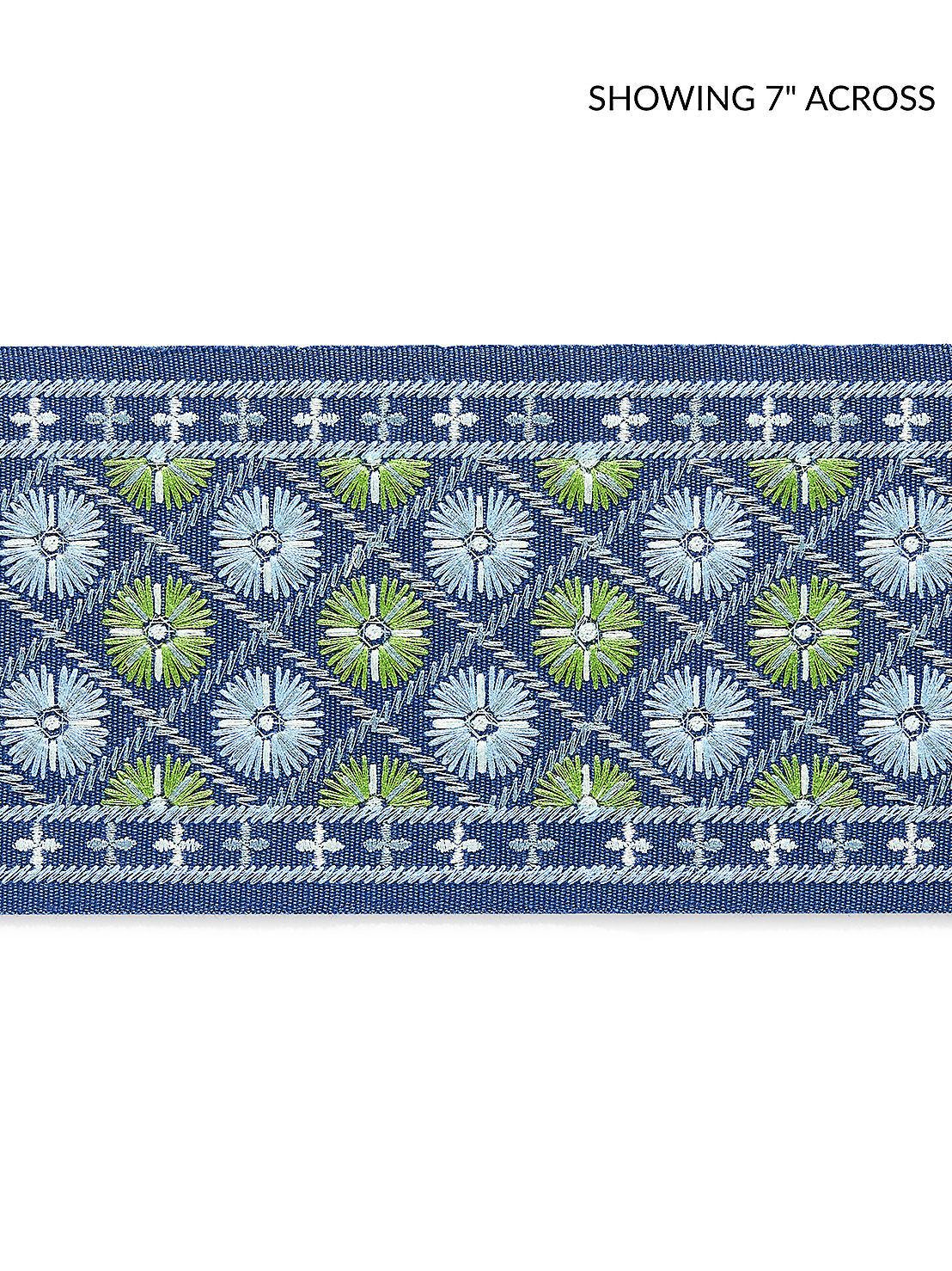 Hansel Embroidered Tape - Blackberry Fields - Scalamandre Trim