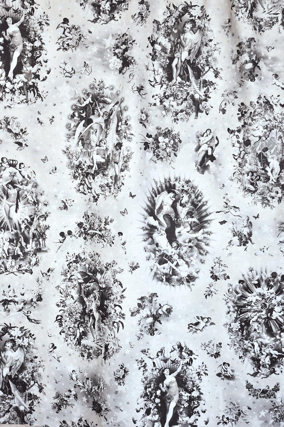 Angelots - Noir - Scalamandre Fabric