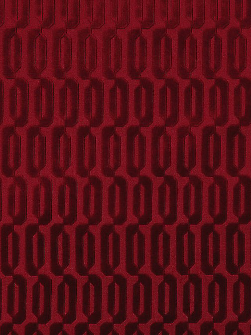 Typo M1 - Grenat - Scalamandre Fabric