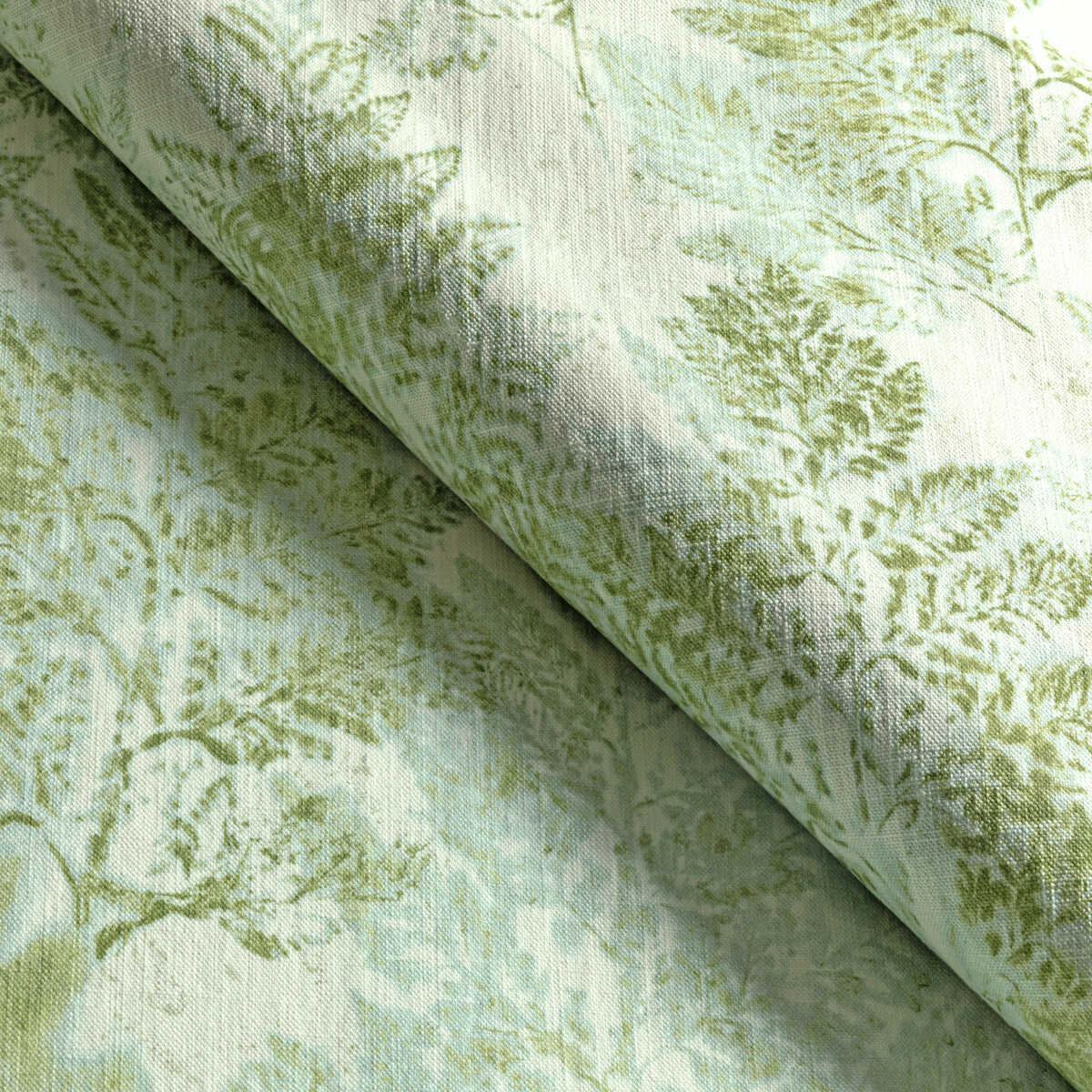Heiki Fern - Linden - KRAVET BASICS Fabric