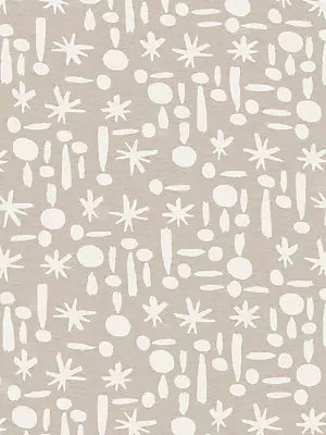 Miro - White On Natural - Scalamandre Fabric