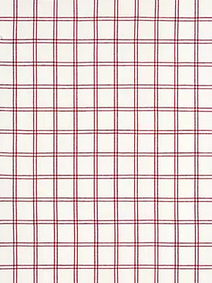 Prescott Plaid - Red Earth - Scalamandre Fabric