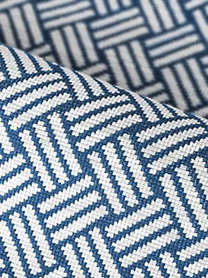 Lattice - Lapis - Scalamandre Fabric