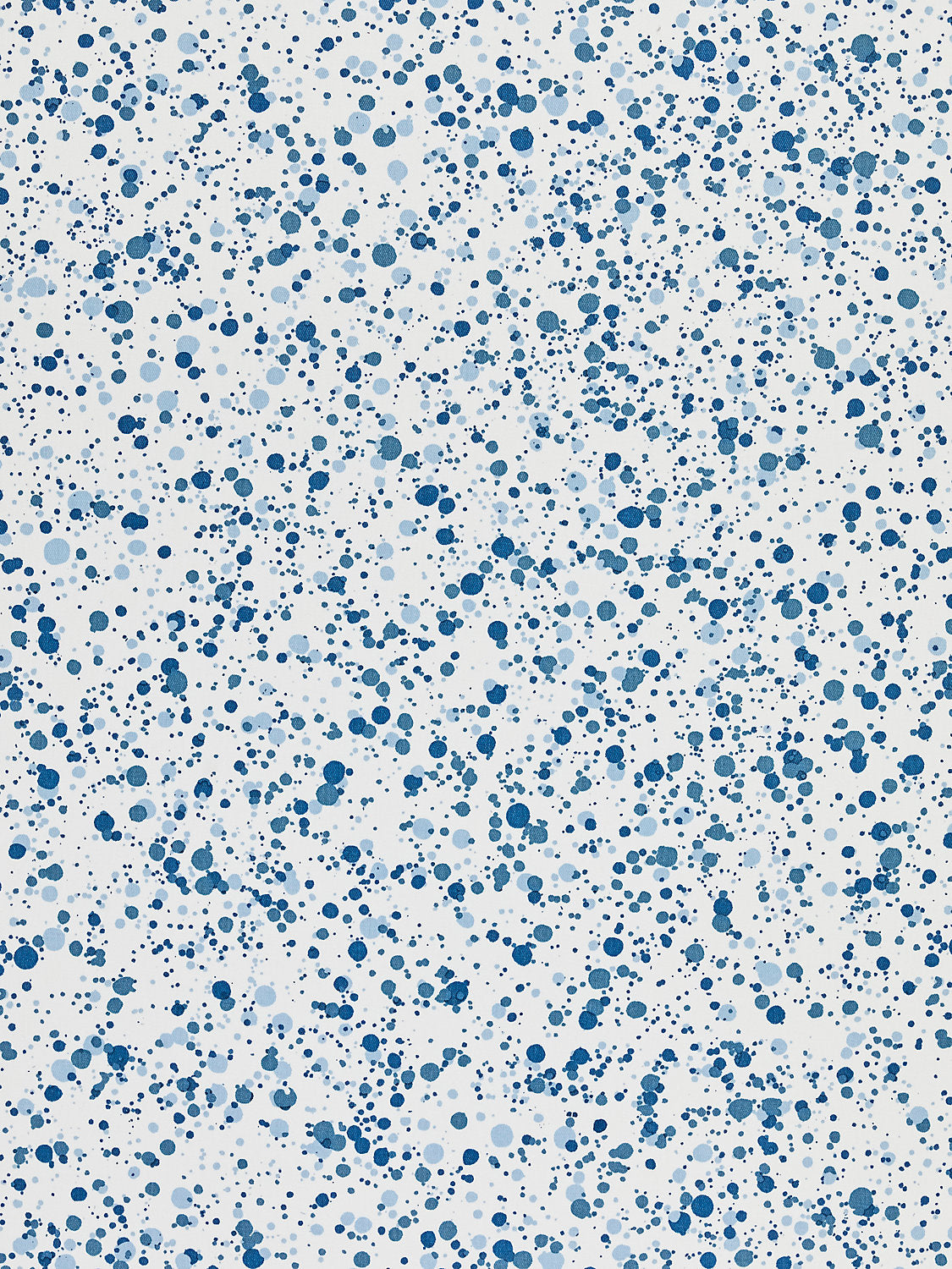 Spatter Cotton Print - Ocean Blue
