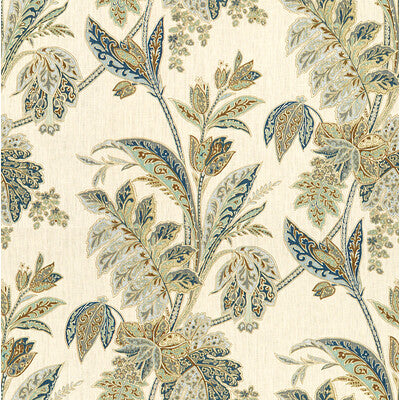 PP50377.5.0 ISHANA INDIGO/SKY - BAKER LIFESTYLE Fabric - BAKER LIFESTYLE Fabric