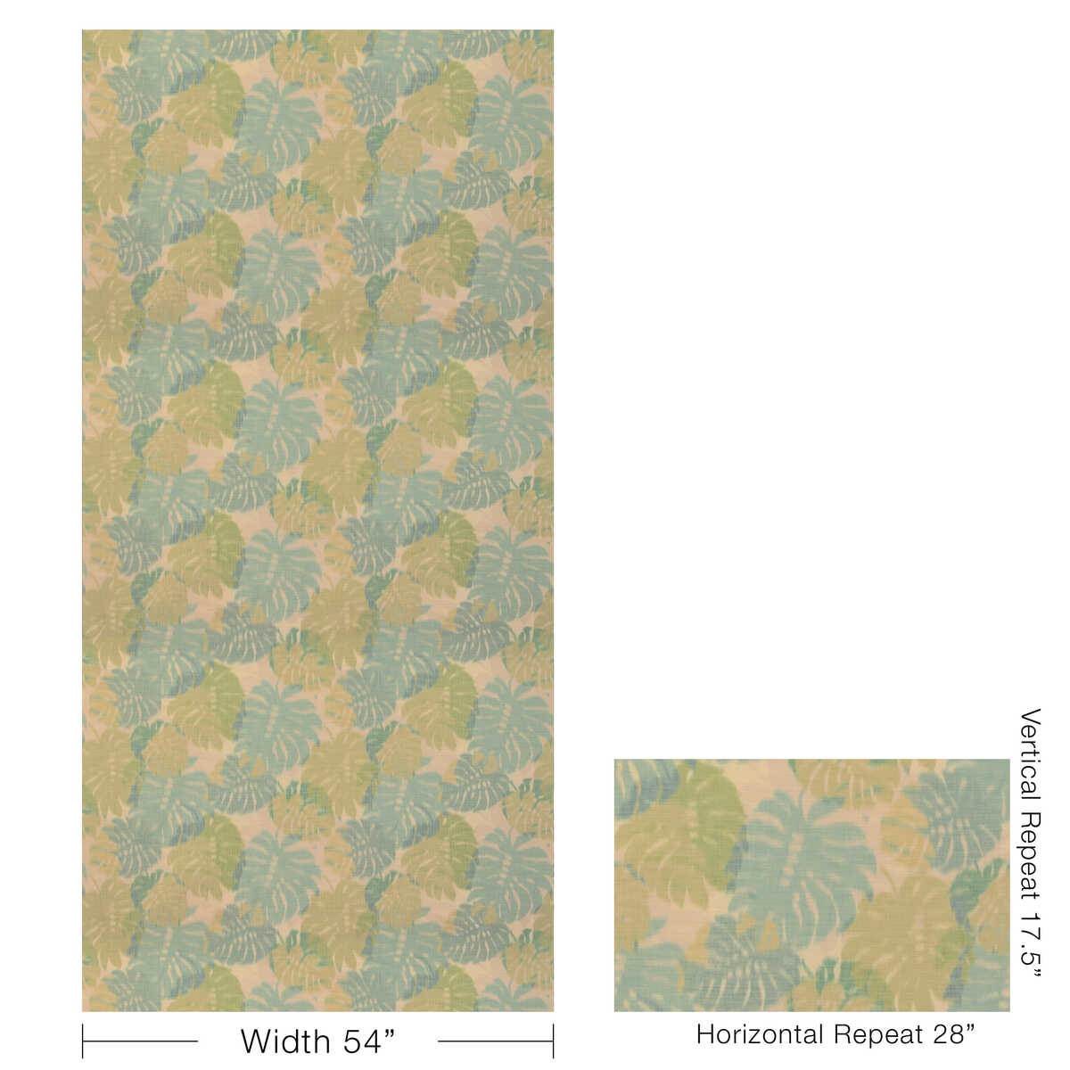 Jacinta - Cyan - KRAVET DESIGN Tela