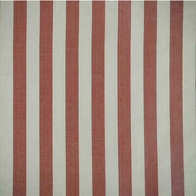 Valenti Stripe - Pekin Red - BRUNSCHWIG & FILS Fabric