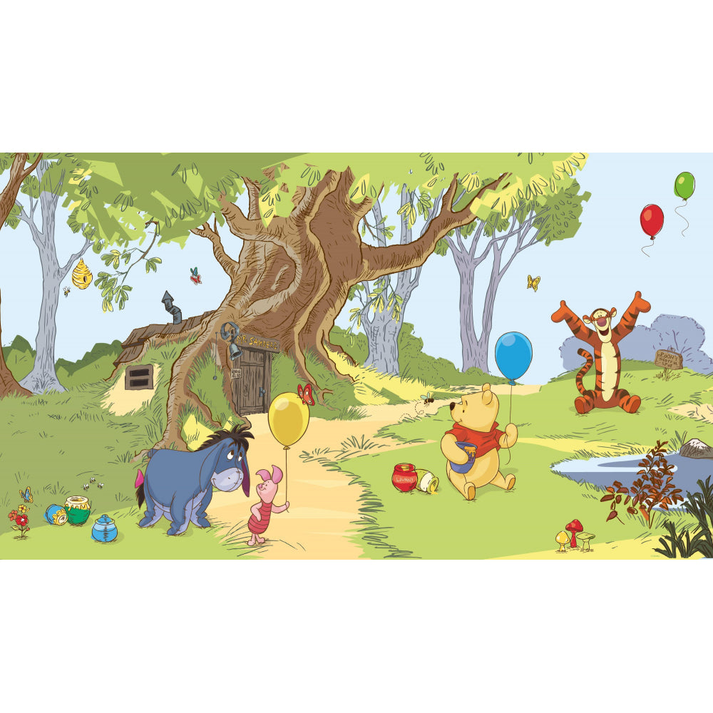 pooh-friends-wall-mural-green-york-wallcoverings-jl1220m