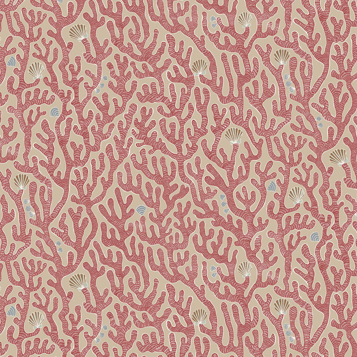 Coral - 01 - KRAVET COUTURE Wallpaper