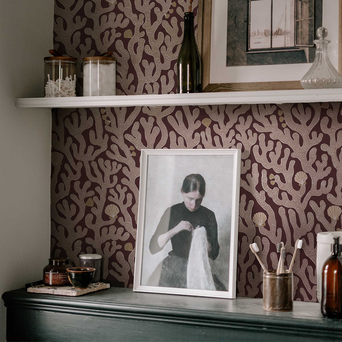 Coral - 21 - KRAVET COUTURE Wallpaper