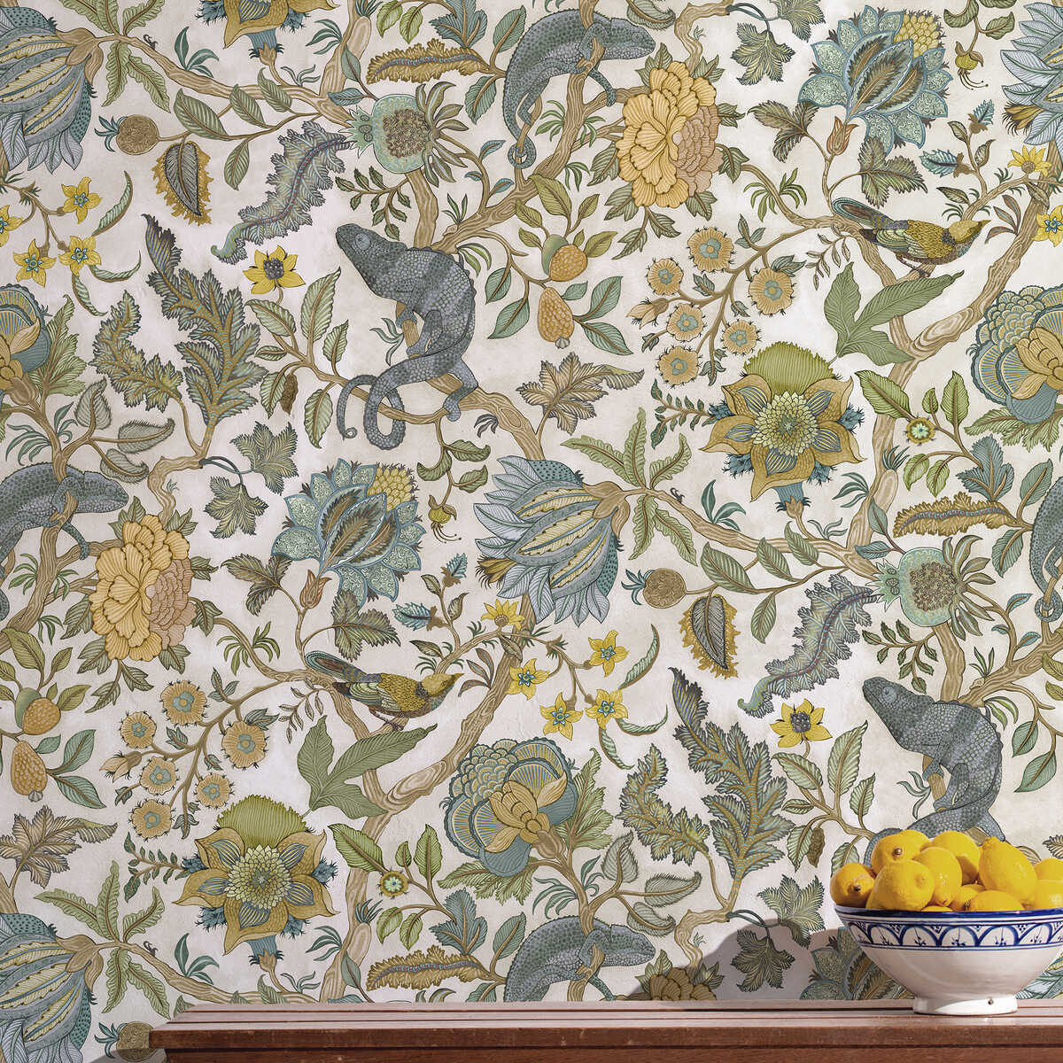 Chameleon Trail Wp - 01 - KRAVET COUTURE Papel pintado