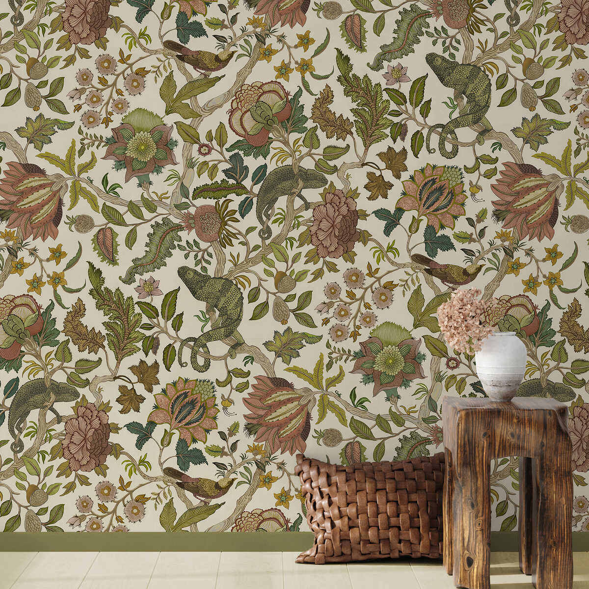 Chameleon Trail Wp - 51 - KRAVET COUTURE Wallpaper