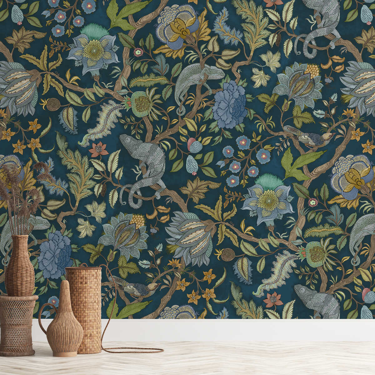 Chameleon Trail Wp - 61 - KRAVET COUTURE Papel pintado