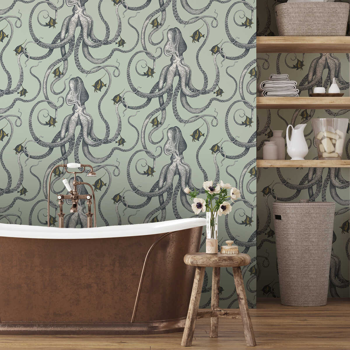 Octopoda Grand - 21 - KRAVET COUTURE Wallpaper