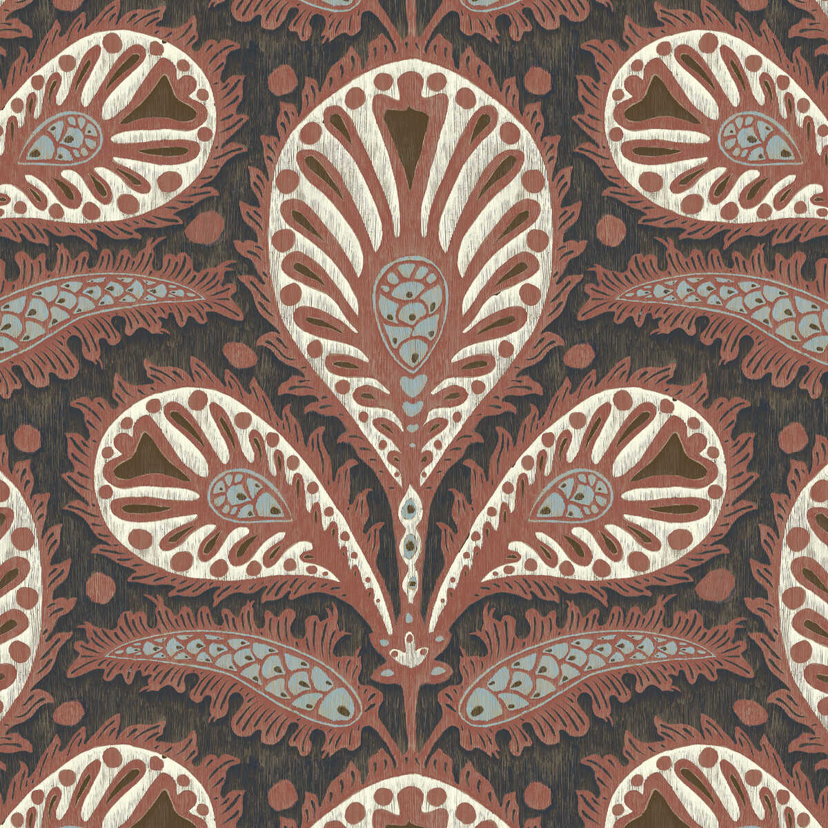 Ikat Clover - 01 - KRAVET COUTURE Papel pintado