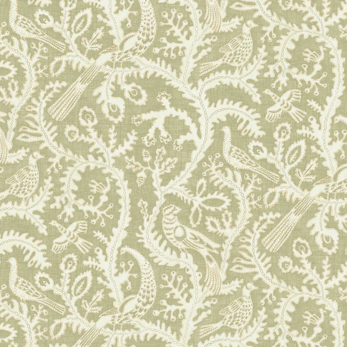Stitched Birds - 31 - KRAVET COUTURE Papel pintado