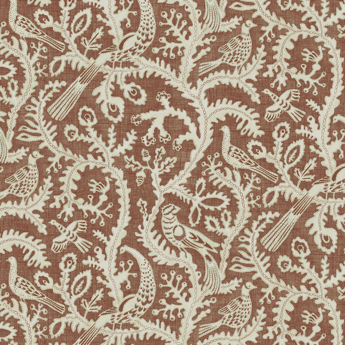 Stitched Birds - 41 - KRAVET COUTURE Papel pintado