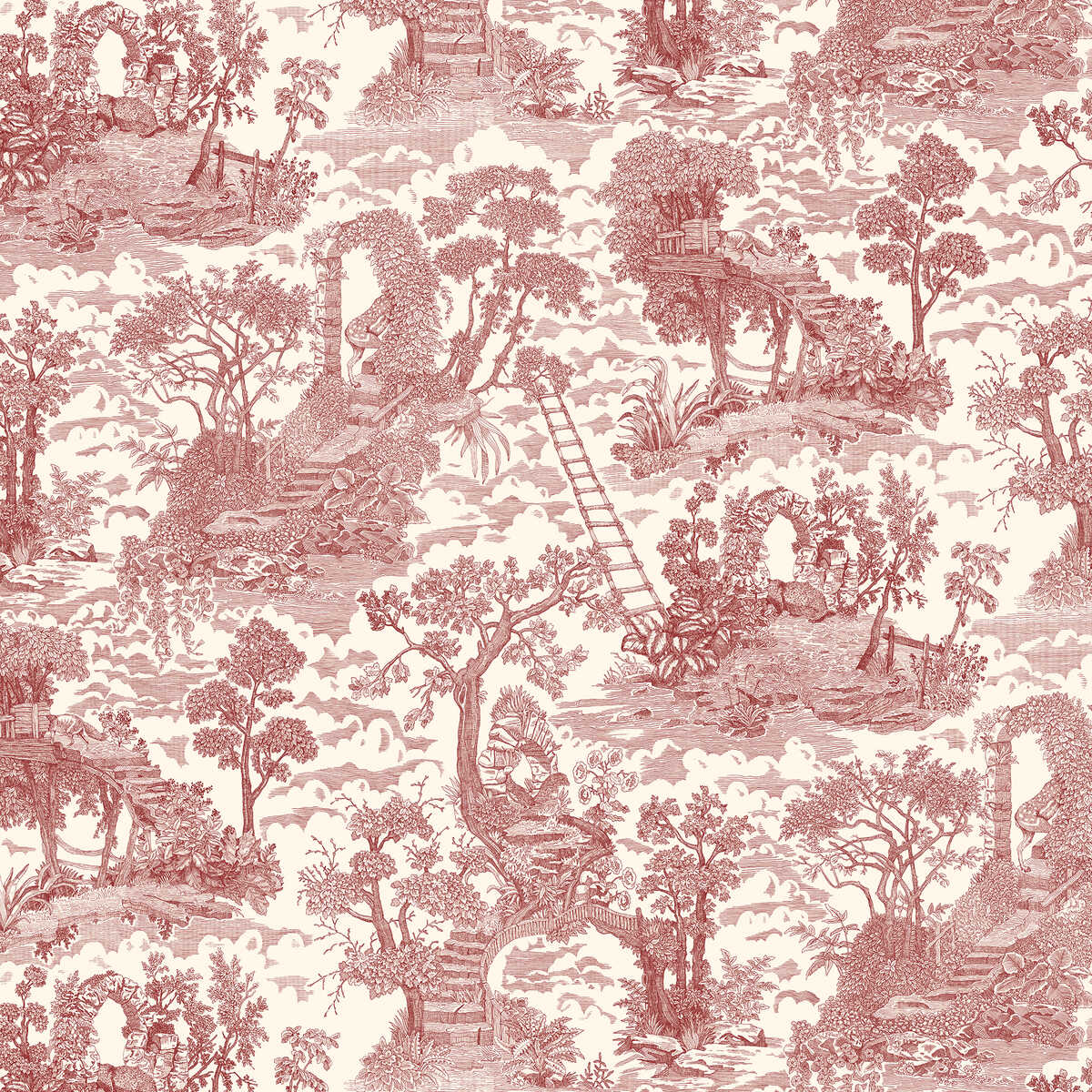 Islet Hopping Toile - 21 - KRAVET COUTURE Papel pintado
