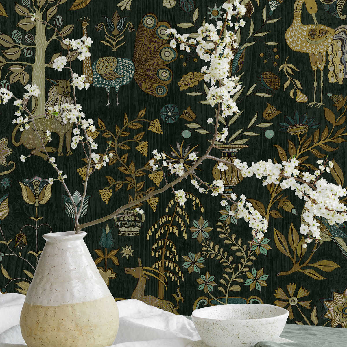 Fable Garden - 11 - KRAVET COUTURE Wallpaper