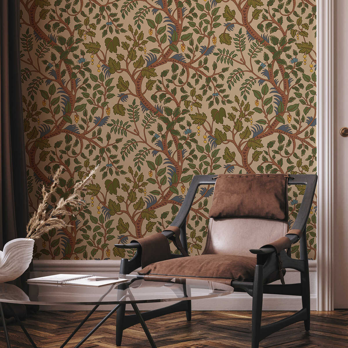 Brushwood - 01 - KRAVET COUTURE Wallpaper