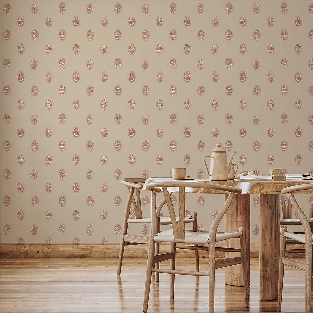 Linear Cameos - 01 - KRAVET COUTURE Wallpaper