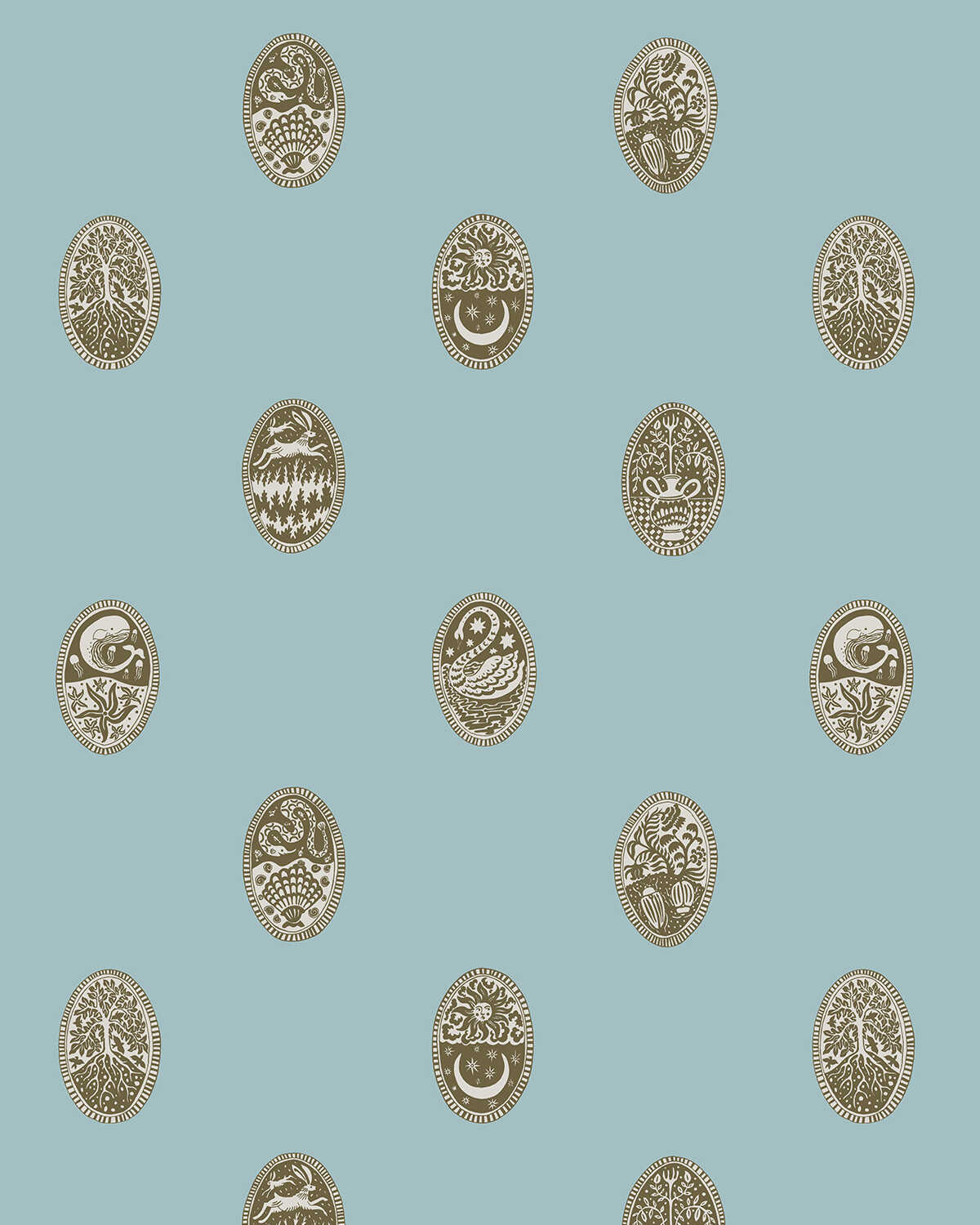 Linear Cameos - 03 - KRAVET COUTURE Wallpaper