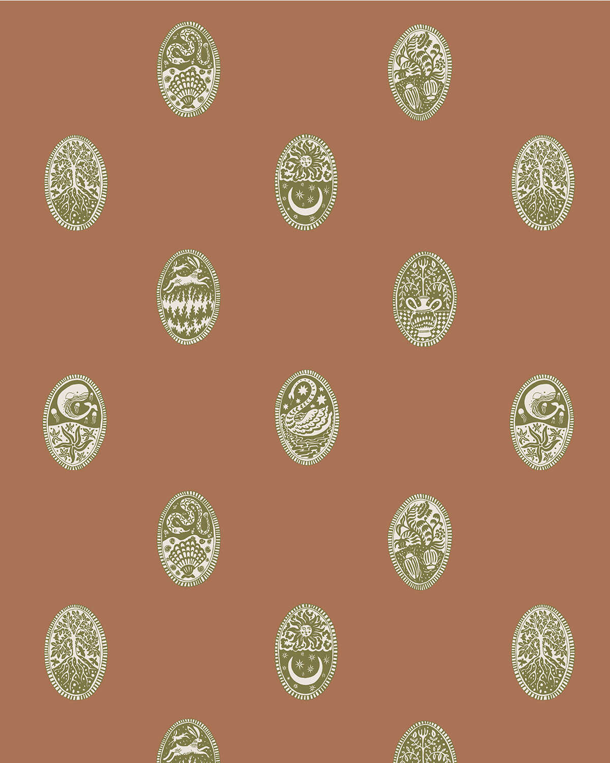 Linear Cameos - 04 - KRAVET COUTURE Wallpaper