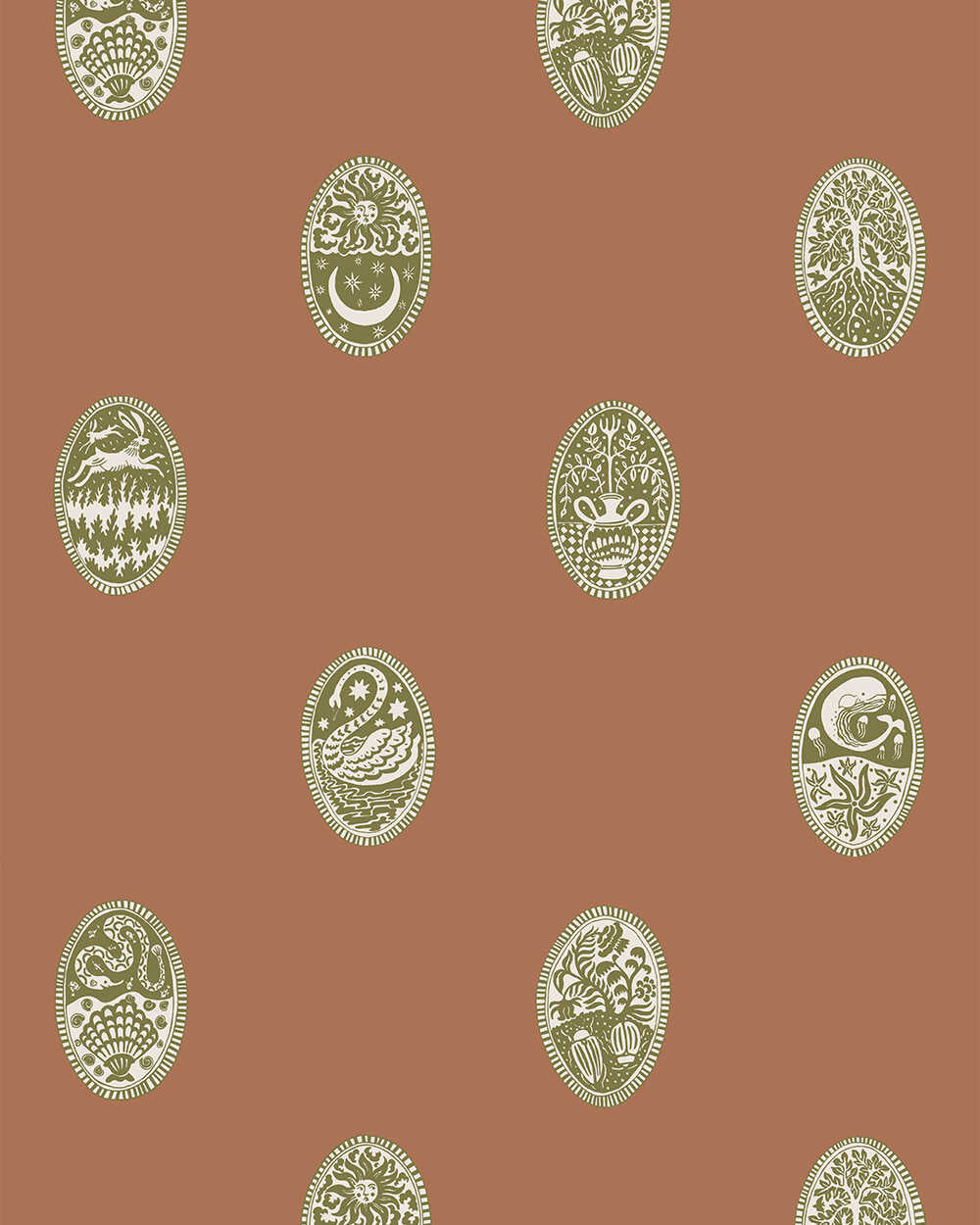 Linear Cameos - 04 - KRAVET COUTURE Wallpaper