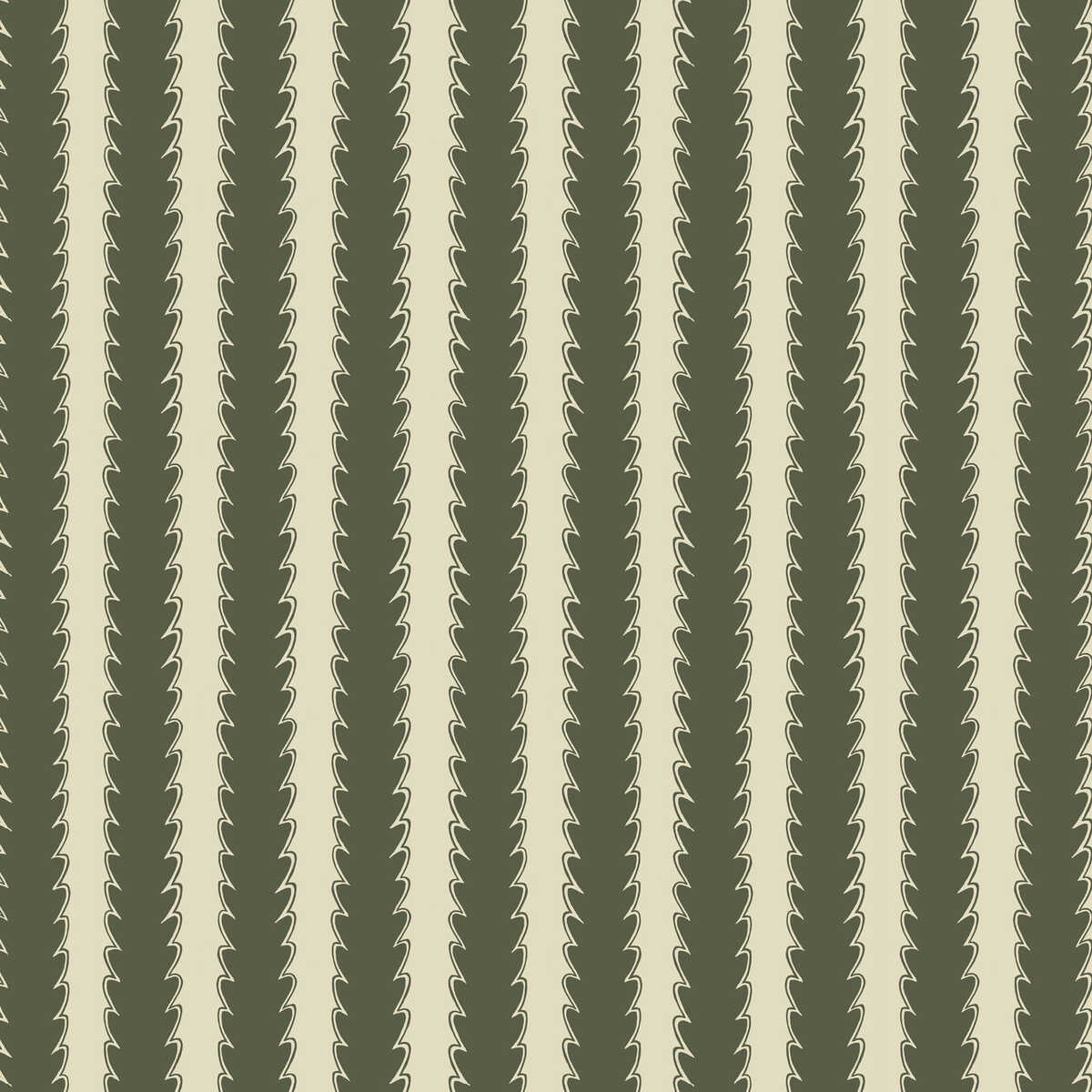 Scallop Stripe - 02 - KRAVET COUTURE Papel pintado