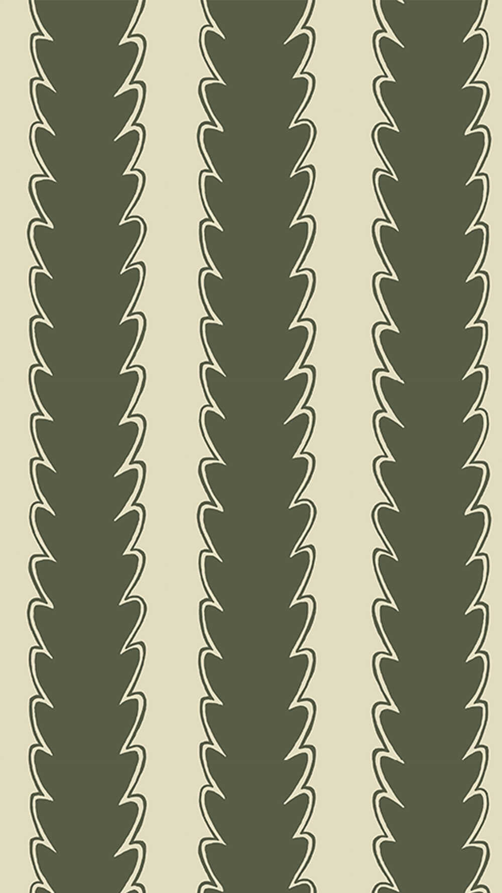 Scallop Stripe - 02 - KRAVET COUTURE Papel pintado