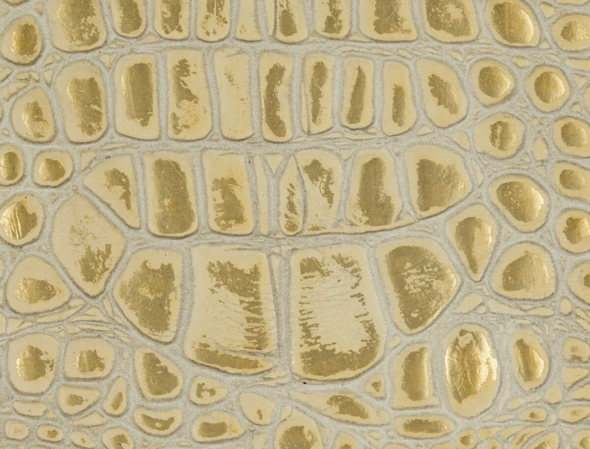 Gator - White Gold - KRAVET COUTURE Fabric