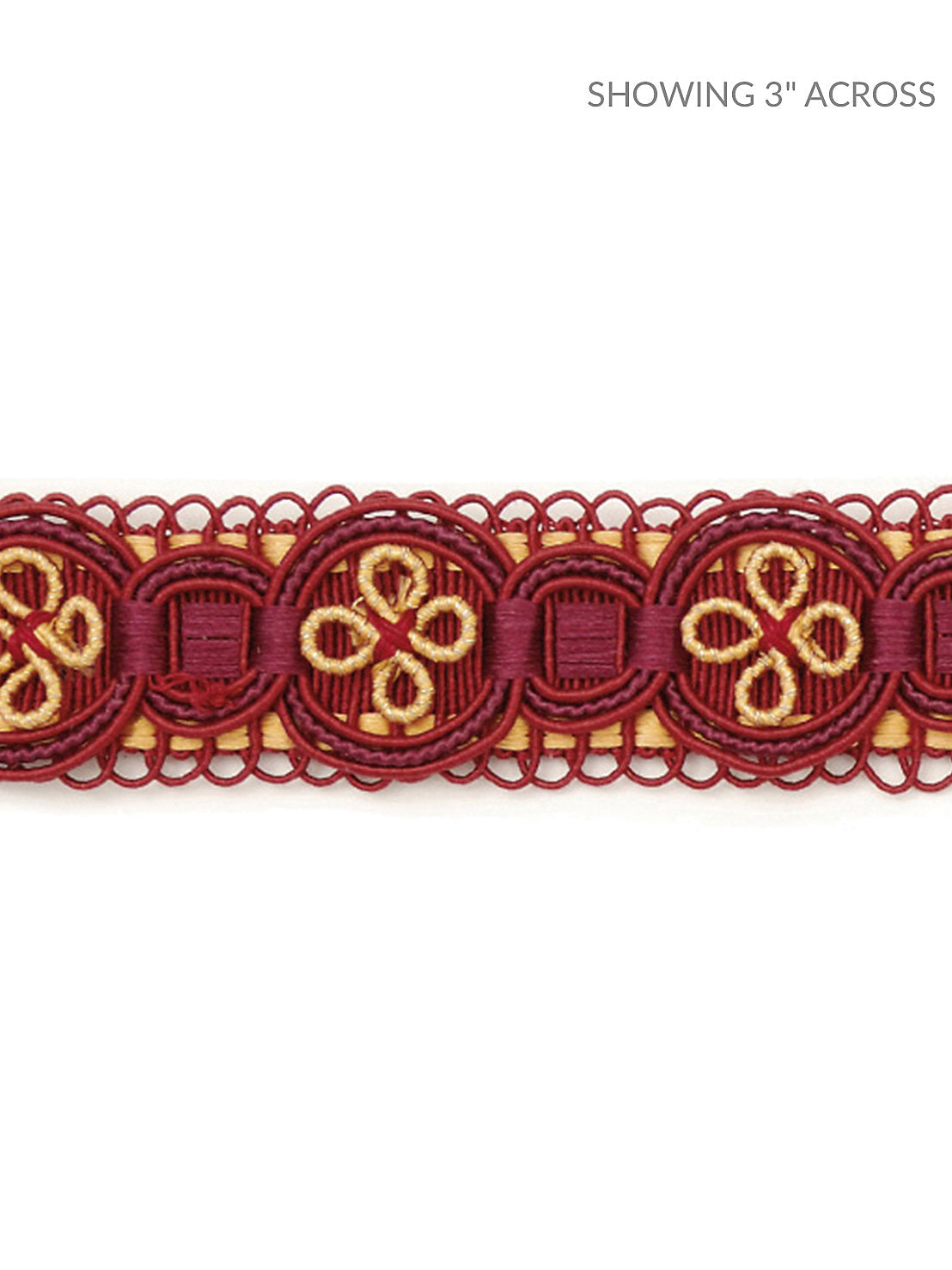 Siecle Condillac Braid - Port - Scalamandre Trim