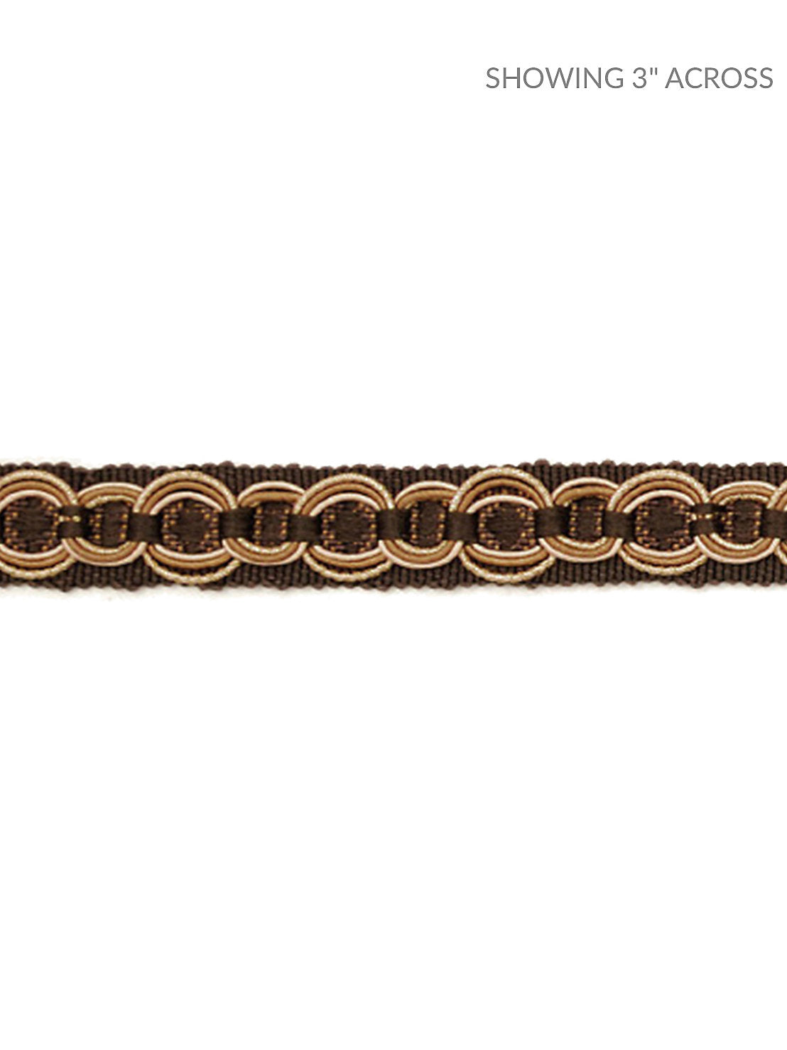 Siecle Rousseau Gimp - Umber - Scalamandre Trim