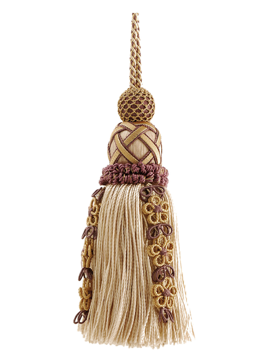 Siecle Key Tassel - Amethyst - Scalamandre Trim