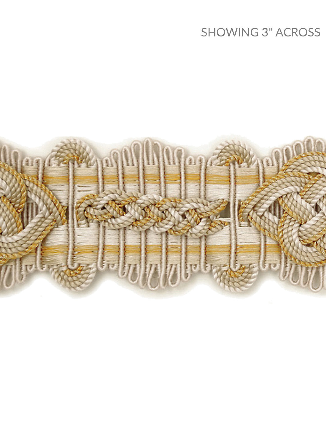 Siecle Diderot Gimp - Gilded Alabaster - Scalamandre Trim