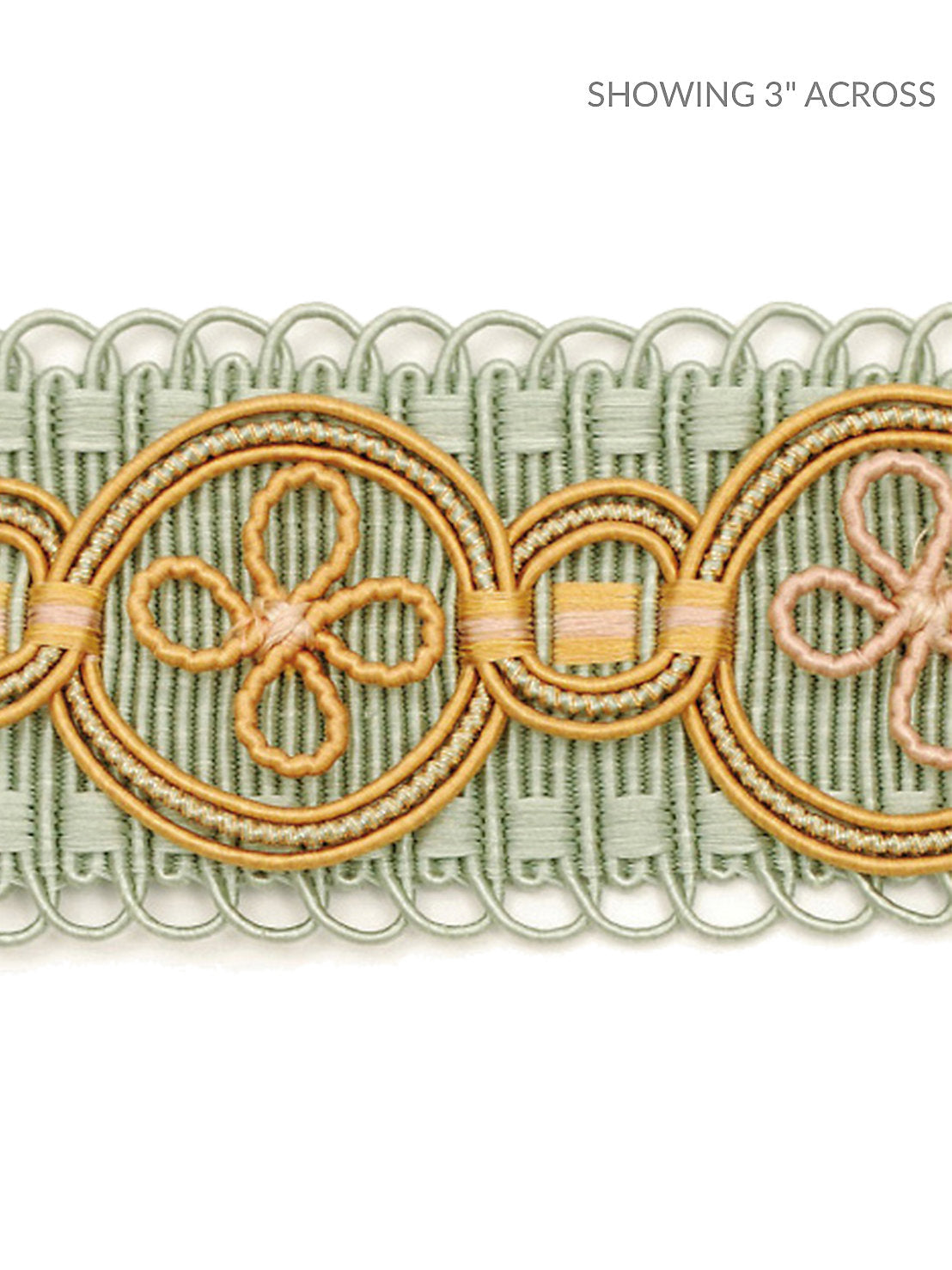Siecle Montesquieu Galon - Mint - Scalamandre Trim