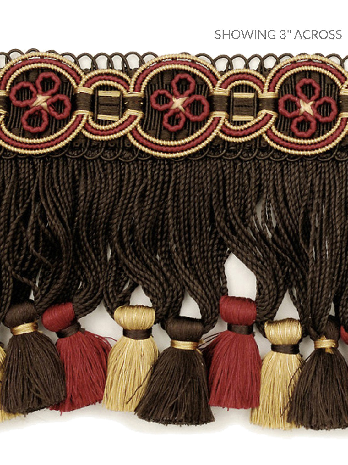Siecle Condillac Fringe - Ebony Bordeaux