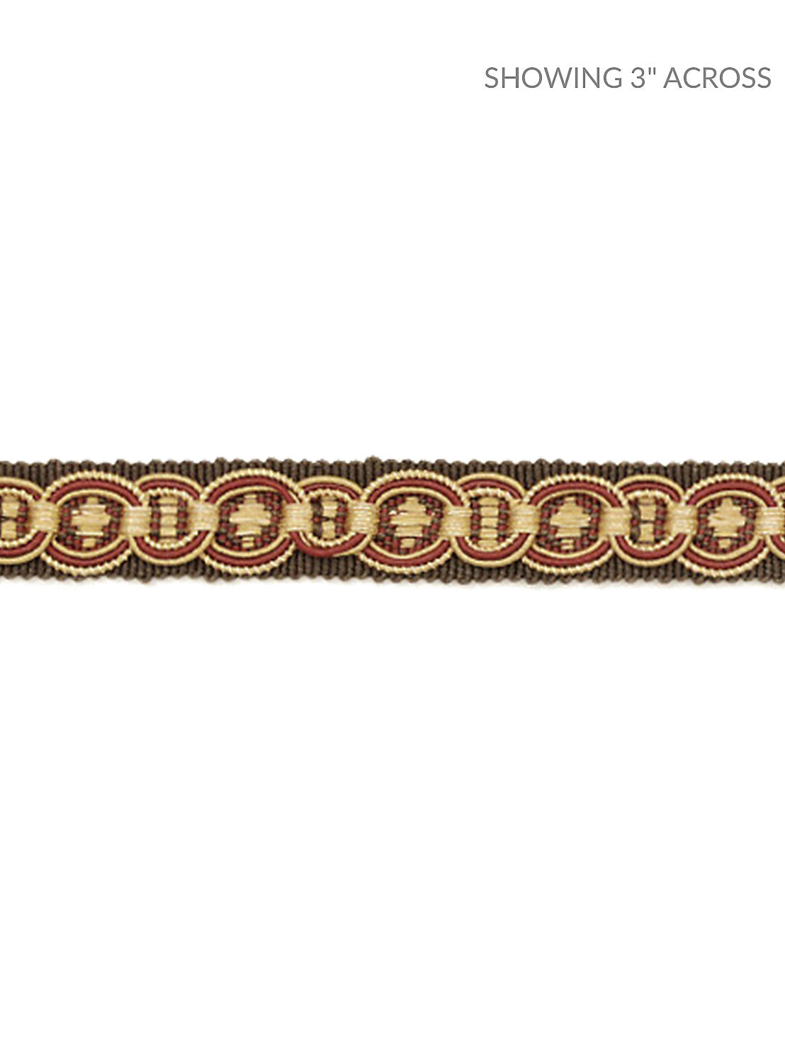 Siecle Rousseau Gimp - Ebony Bordeaux