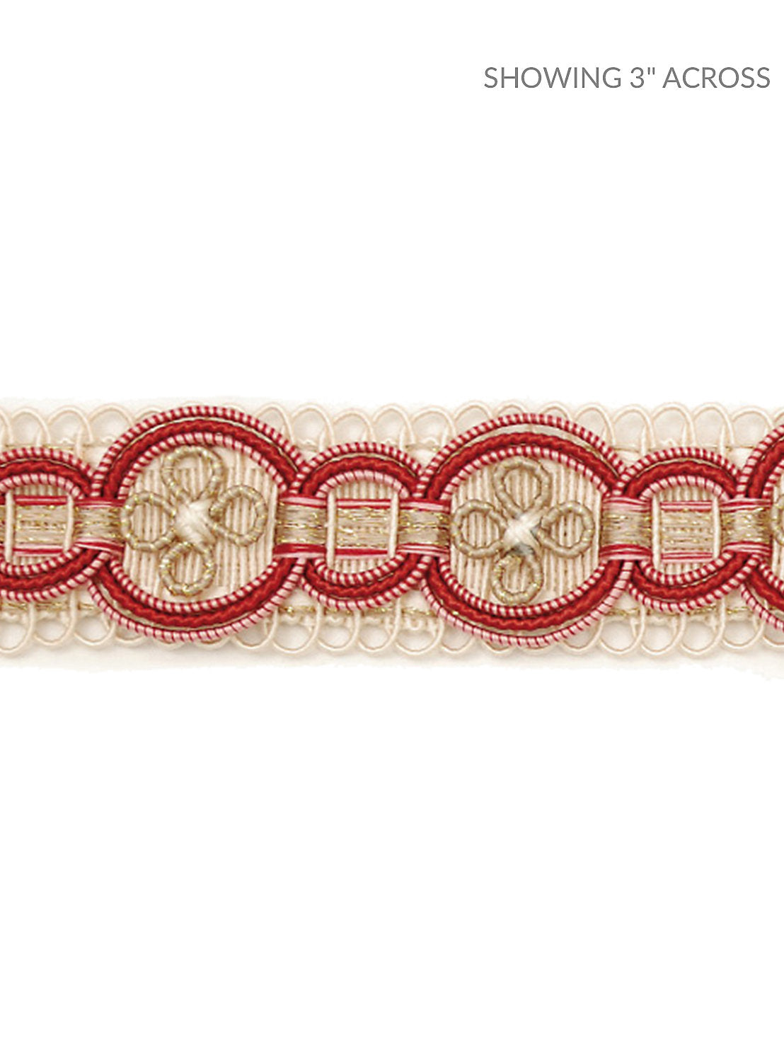 Siecle Condillac Braid - Raspberry - Scalamandre Trim
