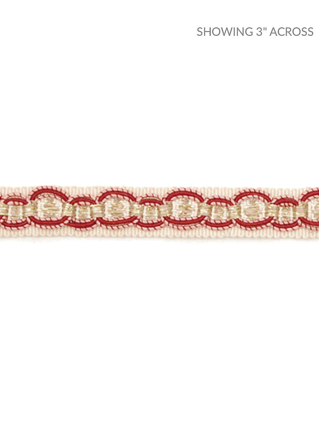 Siecle Rousseau Gimp - Raspberry - Scalamandre Trim