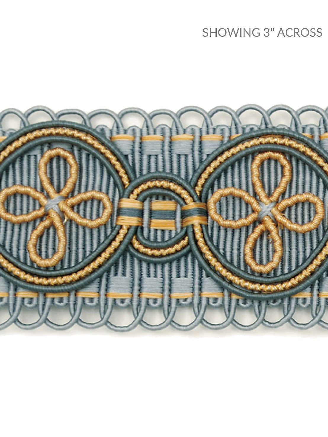 Siecle Montesquieu Galon - French Blue - Scalamandre Trim