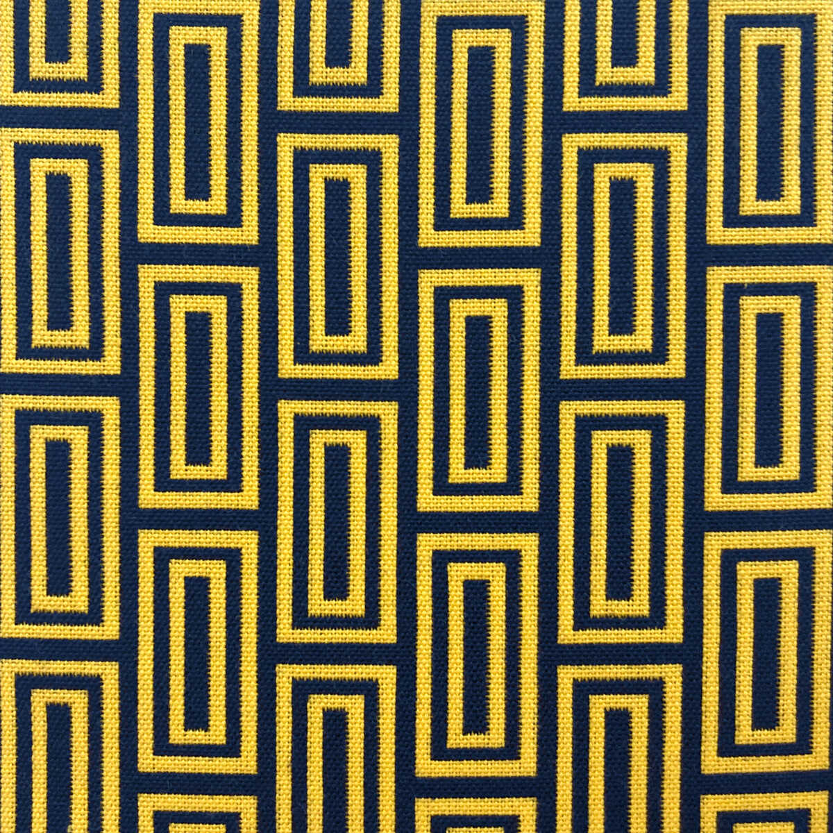 Caleb - Amarillo/Navy - GASTON Y DANIELA Fabric