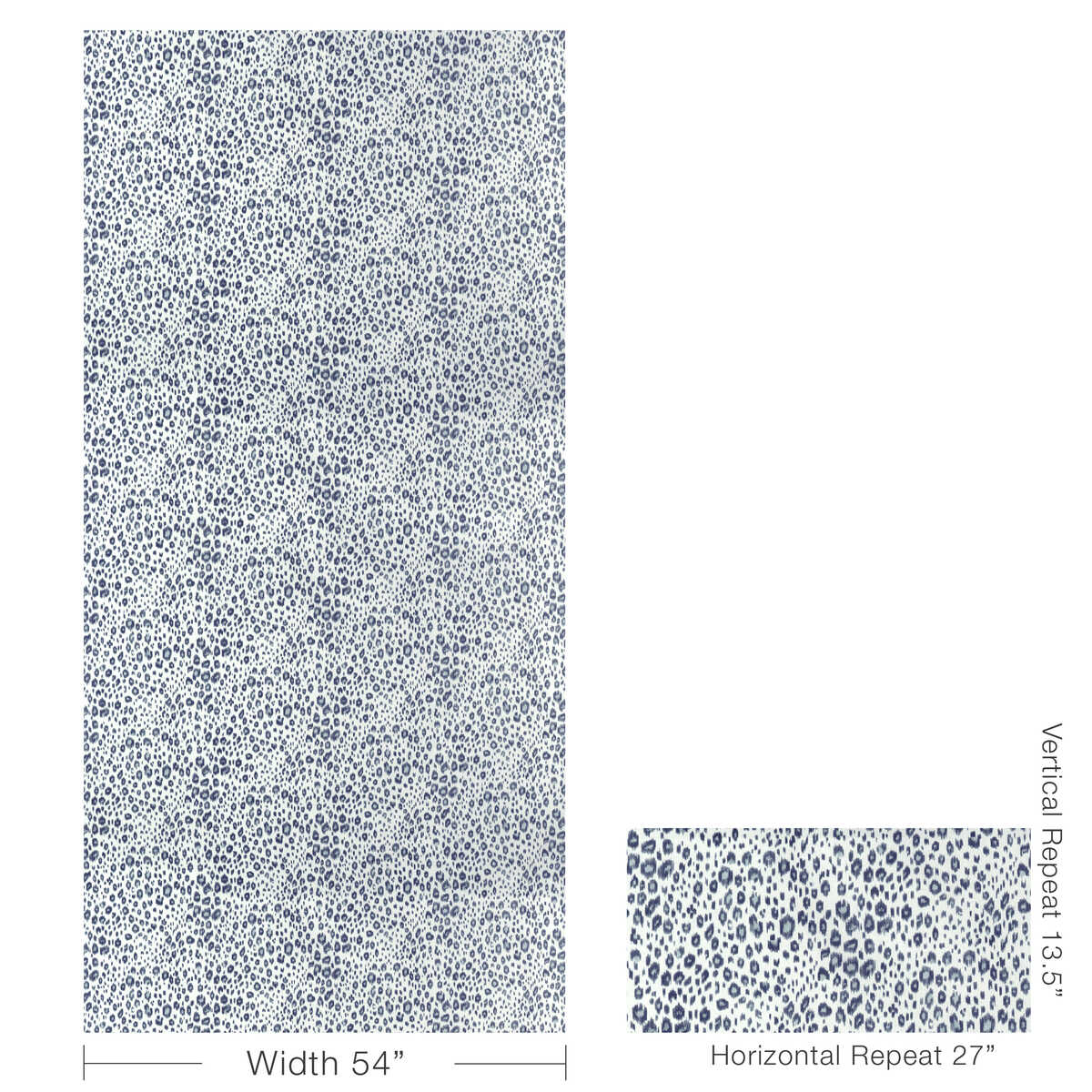 Leopardos - Lapis - KRAVET BASICS Fabric