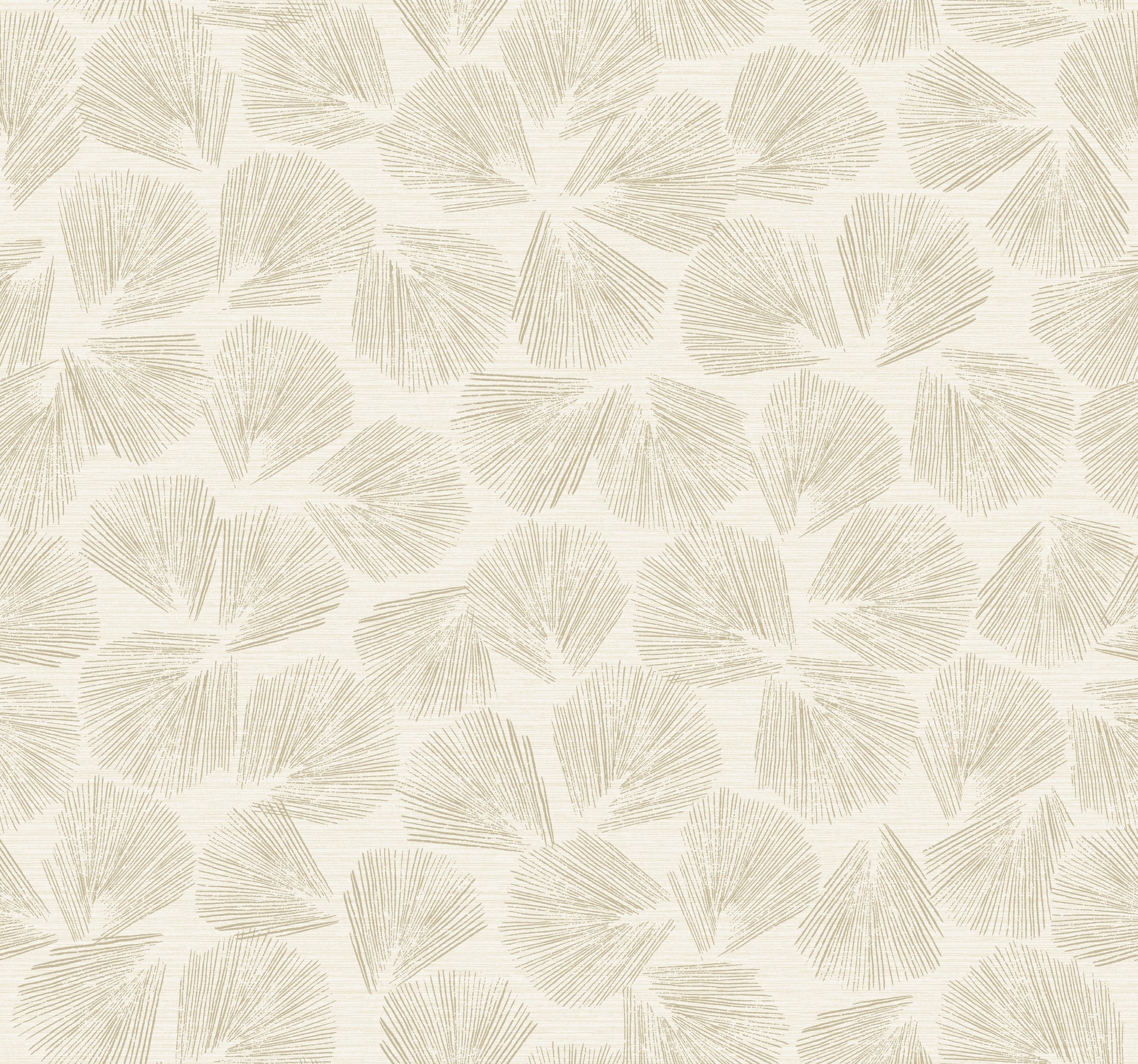 Elora Leaf Wallpaper - Gold - York Wallcoverings - LM5353