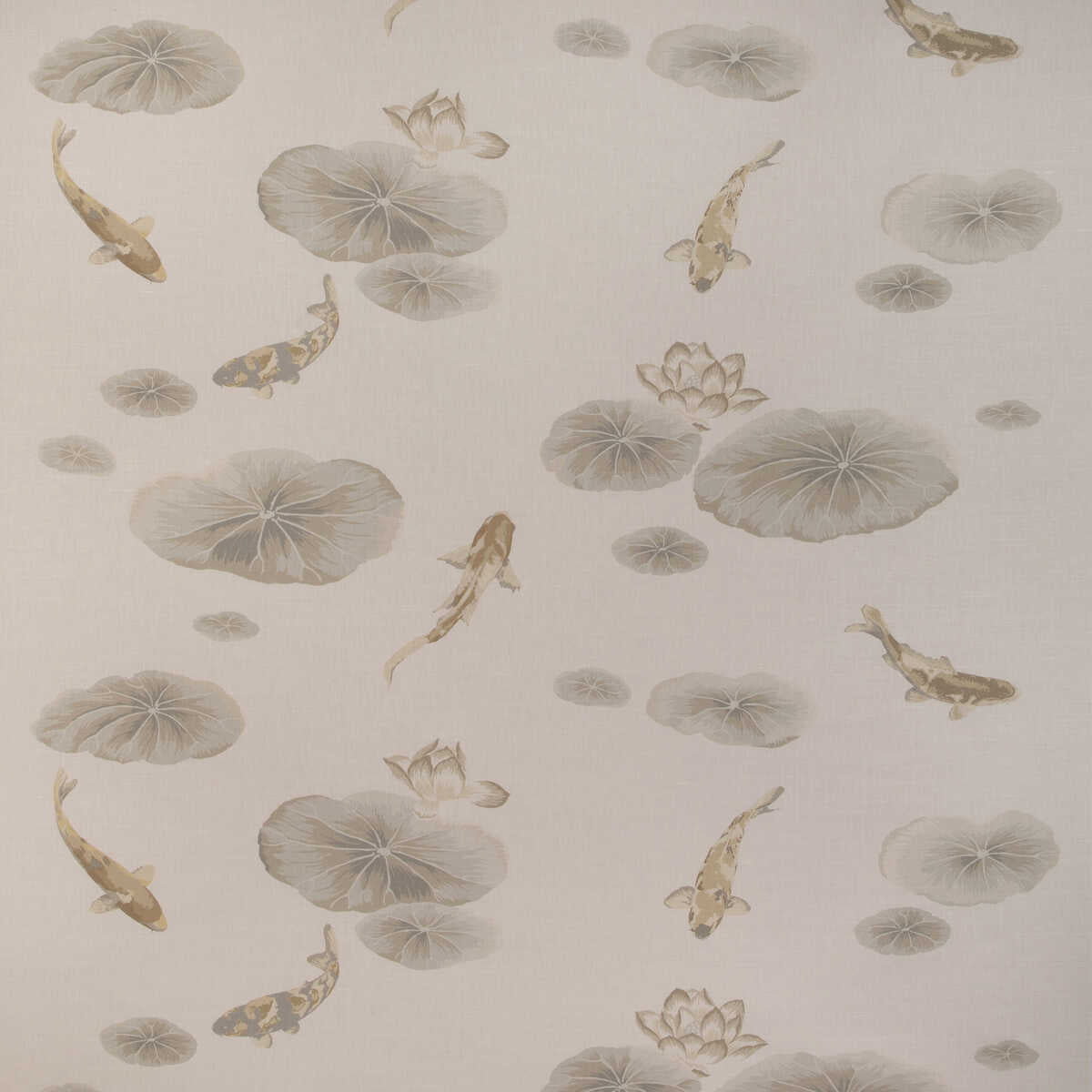 Lotus Print - Sandstone - KRAVET COUTURE Fabric