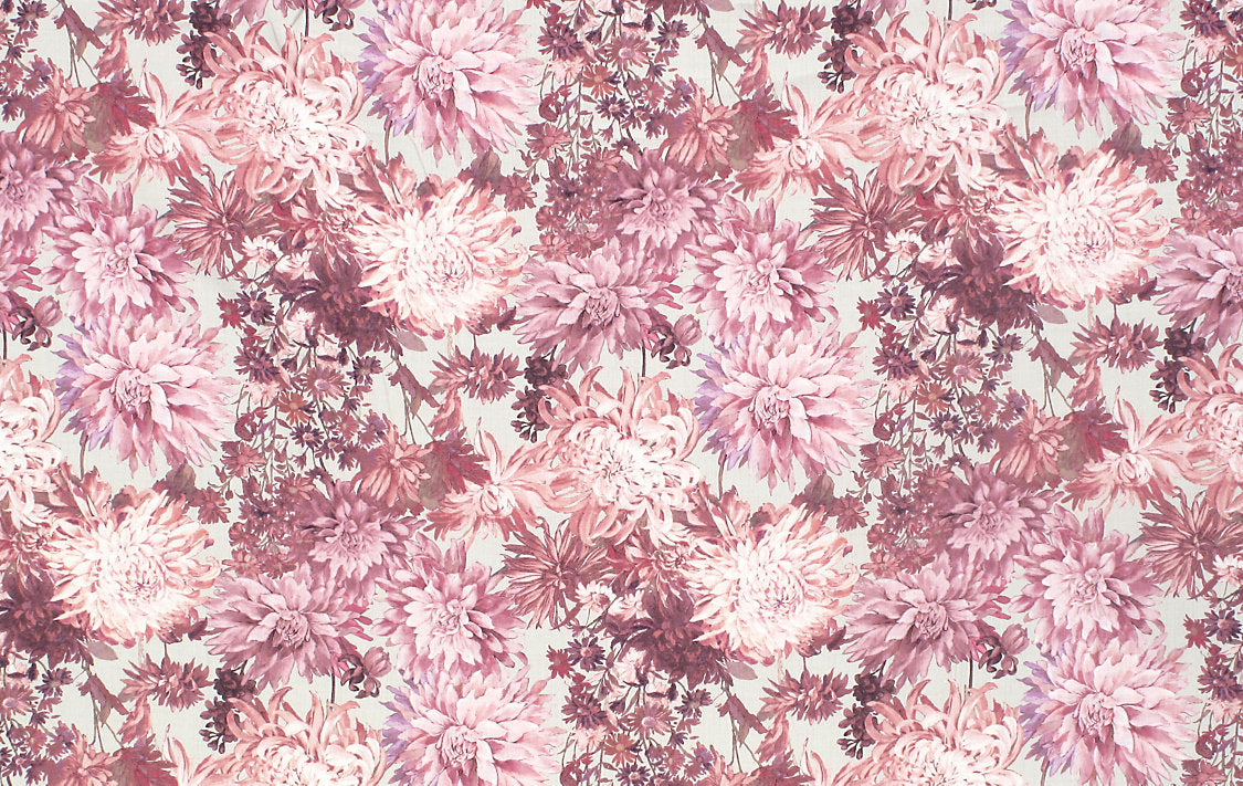 Grey'S Flower Garden - Pinks - Scalamandre Fabric