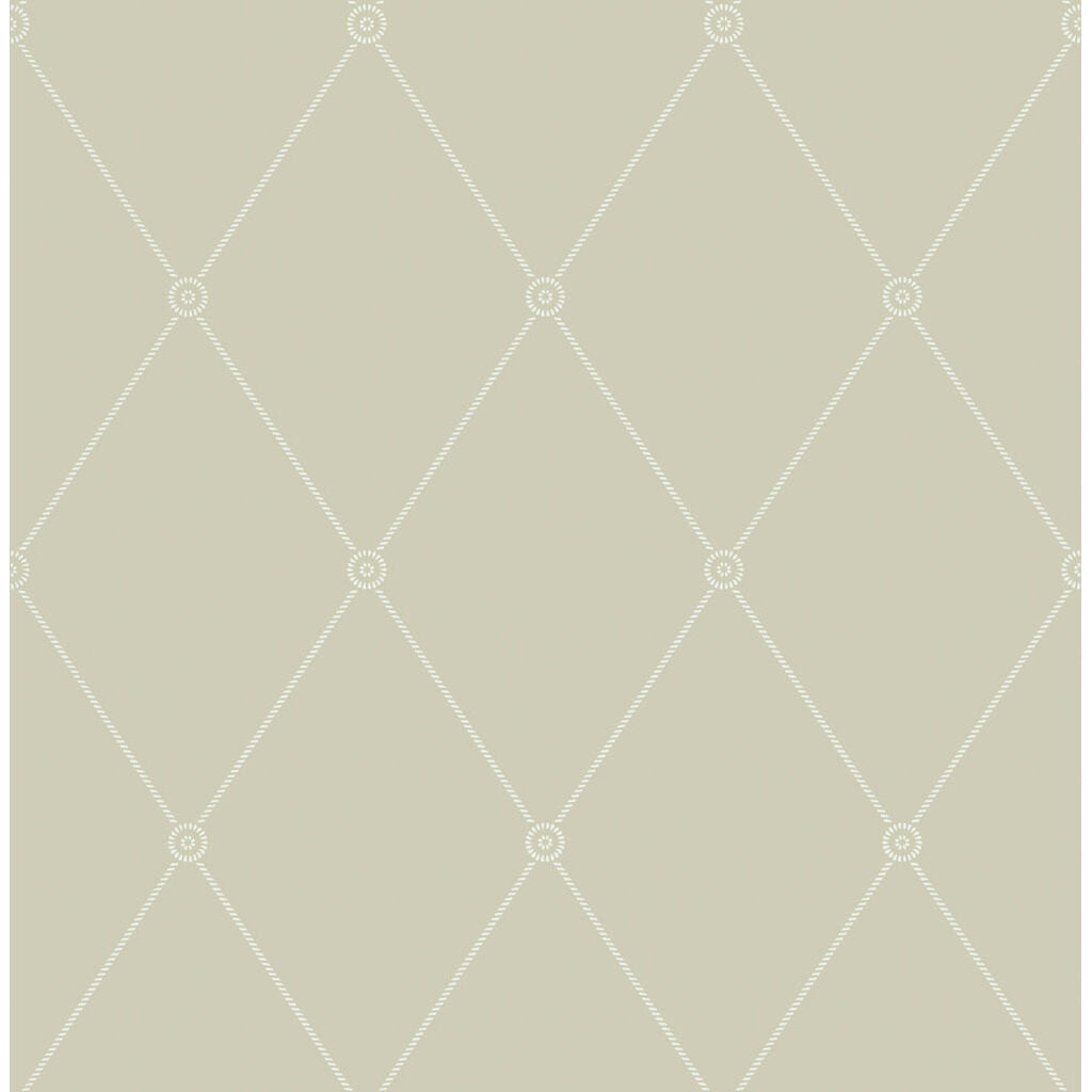 Large Georgian Rope Trellis - Olive