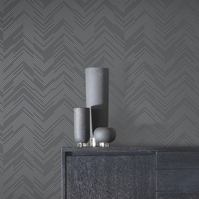 polished-chevron-wallpaper-charcoal-silver-york-wallcoverings-md7226