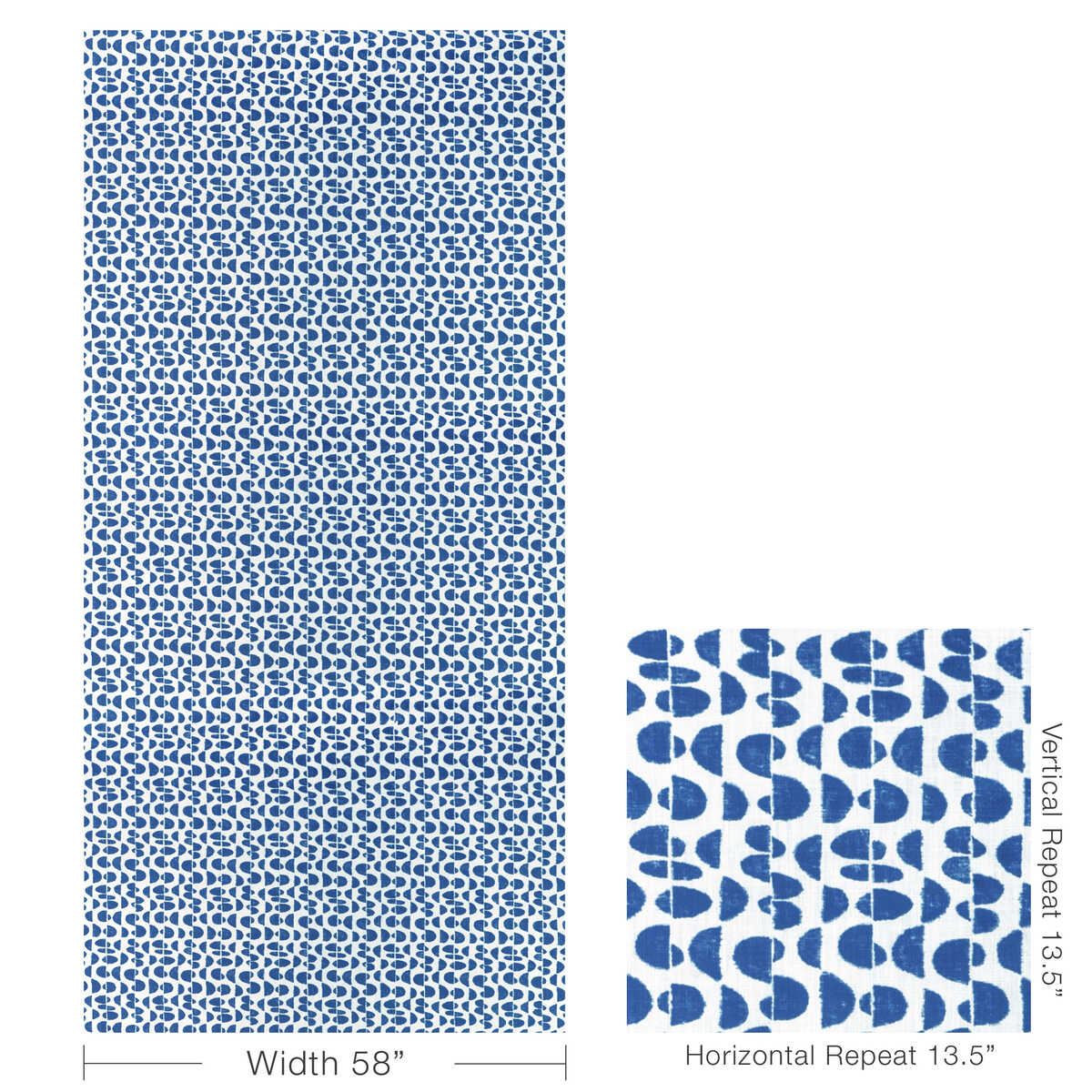 Moon Phase - Ink - KRAVET BASICS Fabric